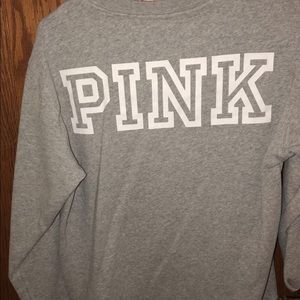 Pink crew neck